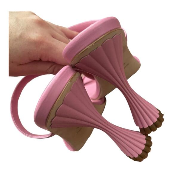 Ammonde Atelier Andrea 100 Sandals Leather High Heels Coquette Fairy Dainty 6.5 - Picture 8 of 10